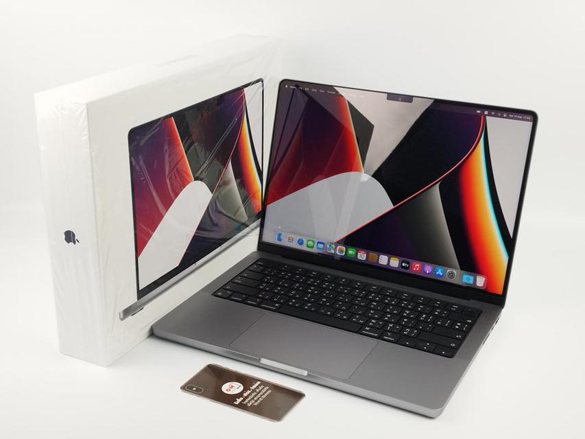 Macbook Pro (2021) 14inch M1Pro CPU8 GPU14 Ram16 SSD512 ศูนย์ไทย ประกันศูนย์ 28/08/2568 (Apple Care+) เพียง 64,900 บาท  1