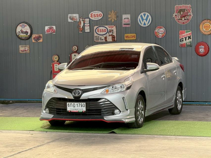 TOYOTA VIOS 1.5 E ปี2017รถบ้านแท้  ช่วงล่างแน่น พร้อมใช้งาน