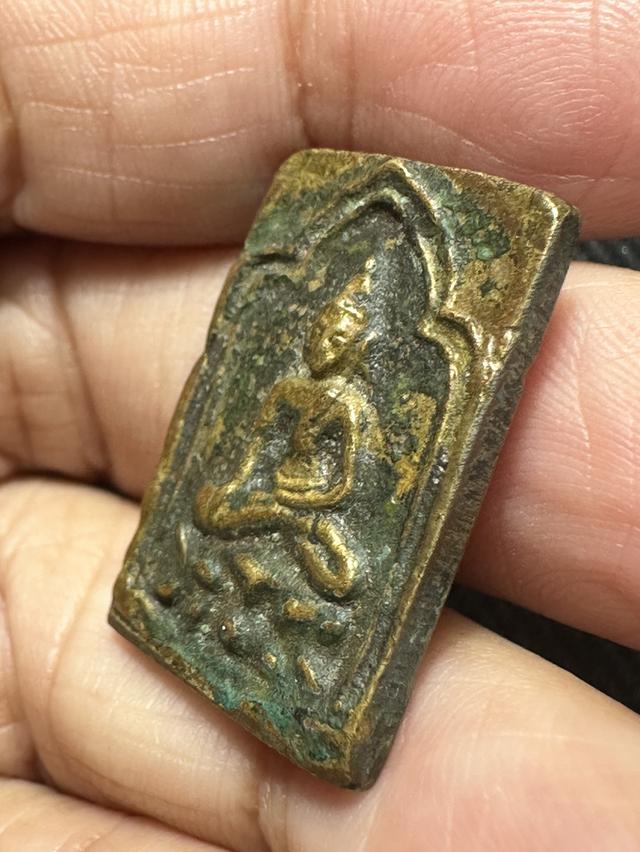 องค์ละ1250🙏เหรียญหล่อหลังยันต์เนื้อทองผสม ไม่ทราบที่🙏เหรียญกลีบบัวชินตะกั่ว ไม่ทราบที่ รูปที่ 3