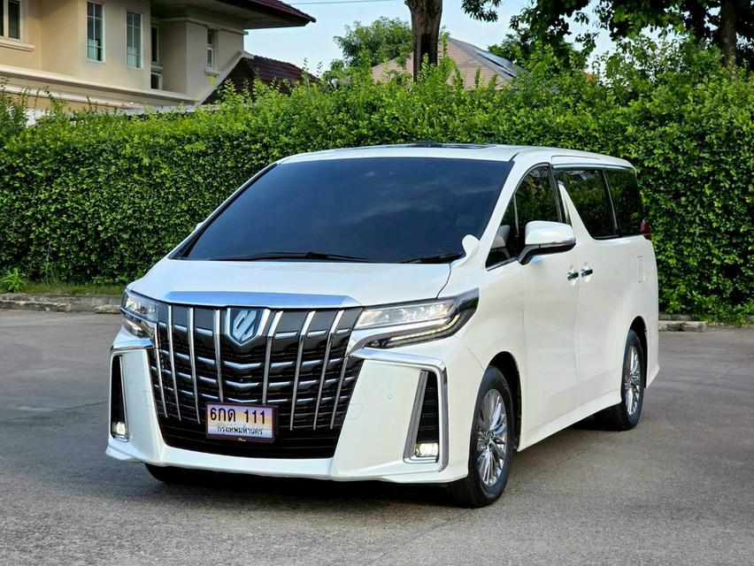 TOYOTA ALPHARD SRC HYBRID ปี 2022 ตัวท็อป สีขาว