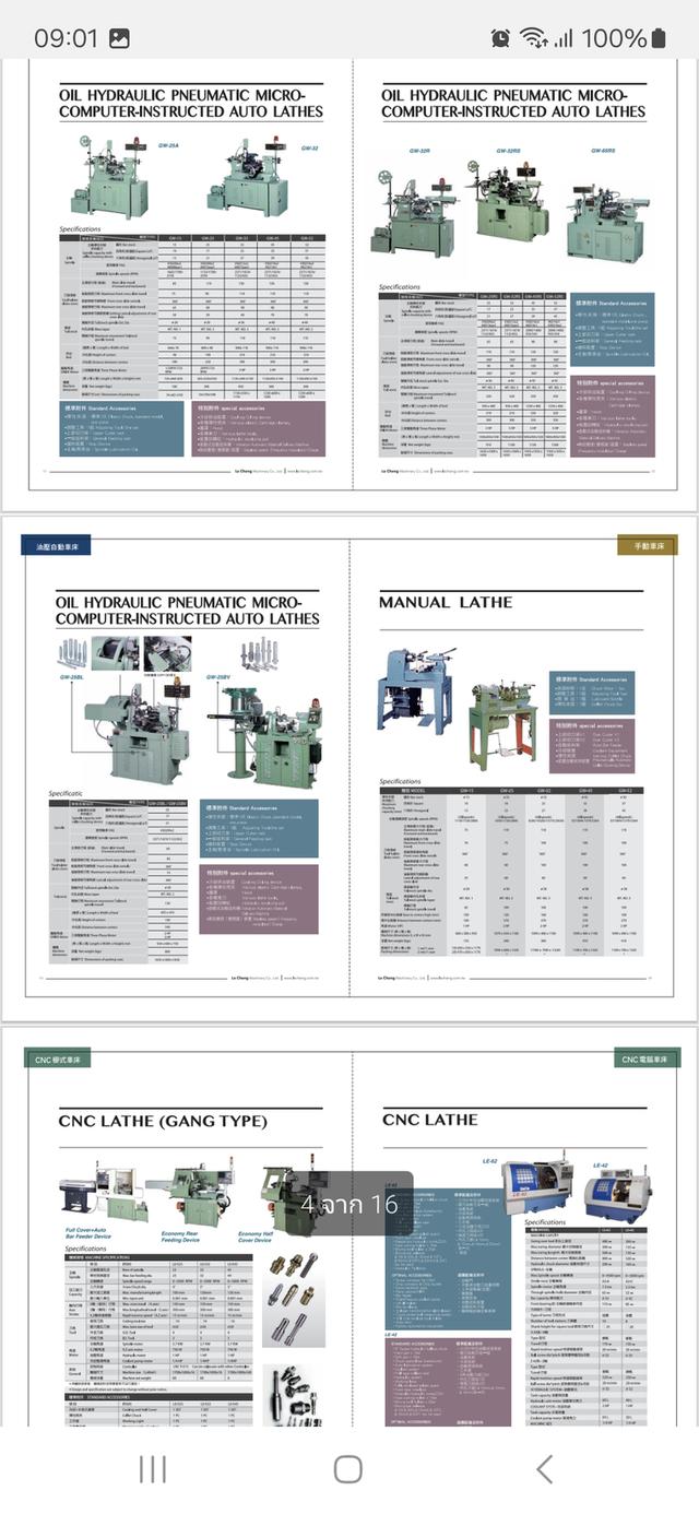 เครื่องออโต้เลทและเครื่องกลึงcnc 5