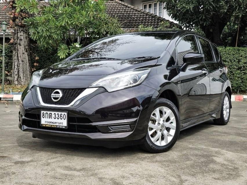 NISSAN NOTE 1.2 V ปี 2019 โฉม ปี17-ปัจจุบัน เกียร์ AUTO เครื่องยนต์เบนซิน ไมล์ 167,677 km.สีม่วง 