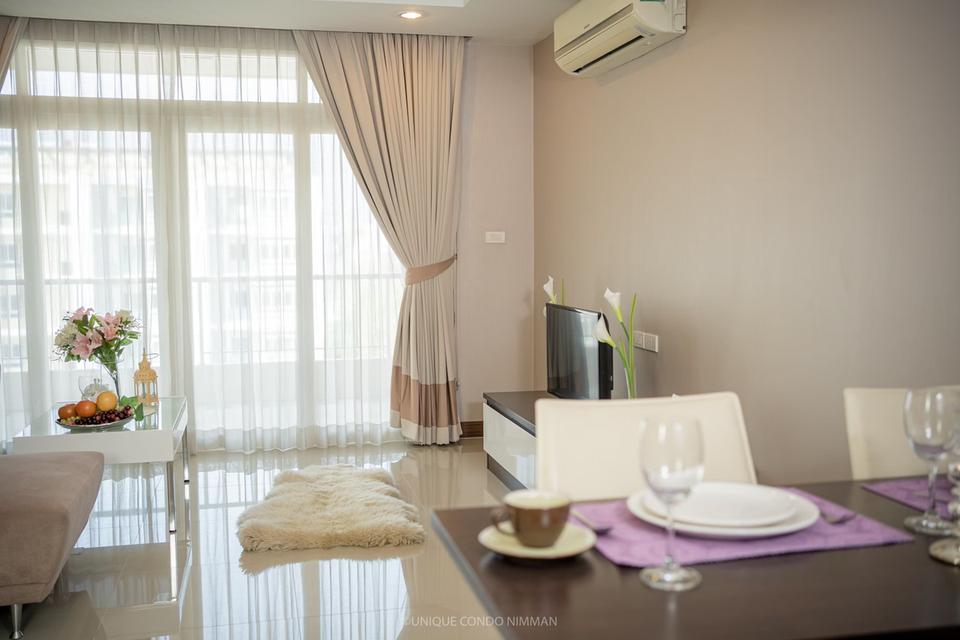 ขายห้องตกแต่งพร้อมเข้าอยู่ ขนาด 1 ห้องนอน 1 ห้องน้ำ ในโครงการ The Unique @ Nimman Condominium 1