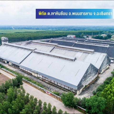 ให้เช่าโกดังสินค้าพนมสารคามฉะเชิงเทรพื้นที่โกดังขนาด 11,000 ตรม. ( 4 หลัง) และ พื้นที่ขนาด 330 และ 350 ตร.ม.(จำนวน8หลัง) 1