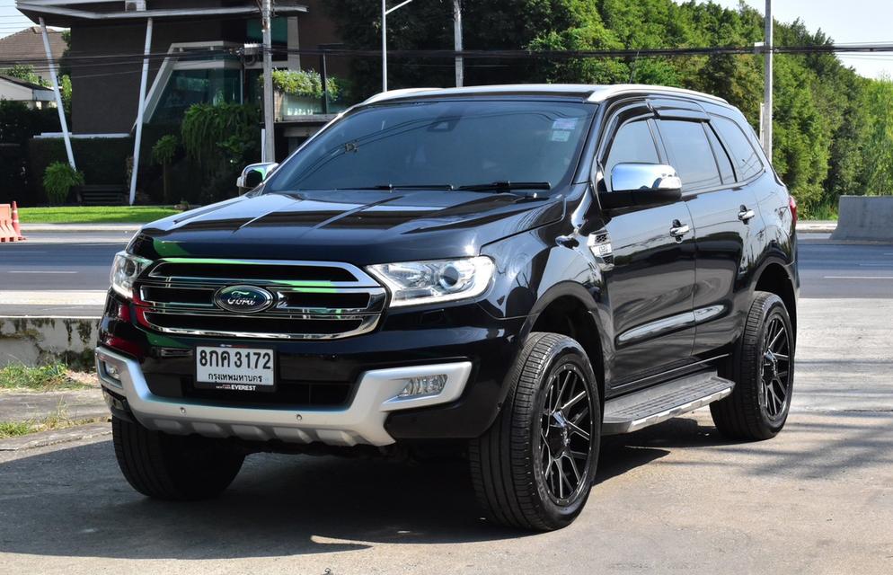 รหัสรถ PB3172 FORD EVEREST, 3.2 TITANIUM PLUS 4WD ดีเซล รถบ้านปี2017