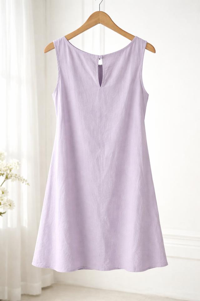 เสื้อผ้ามือสองชุดเดรสสีม่วง รูปที่ 2