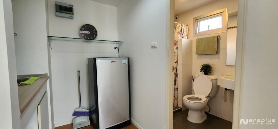 68111128 : ขาย Condo แบบ 1 ห้องนอน ห้องมุม พื้นที่ขนาด  25.77 ตารางเมตร พร้อมอยู่  โครงการ ลุมพินี คอนโดทาวน์ นิด้า-เสรีไทย 2 ชั้น 7 พึ่งรีโนเวทเสร็จ  9