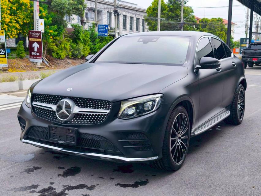 รหัสรถ KPV53 2018 Benz GLC250 Coupe AMG Plus สีเทา WRAP ดำ 2