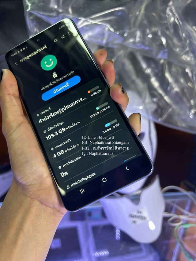 Samsung A53 รองรับ5G Rom128 Ram8 กล้อง4เลนส์ สเปคโหด ใช้งานปกติ สภาพสวย ได้ทุกซิม