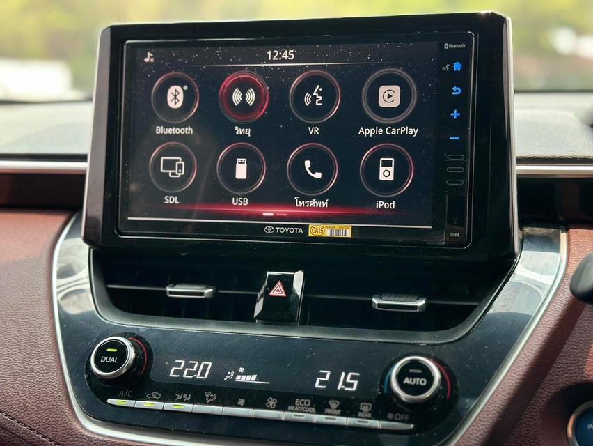 รหัสรถ QT2126 🚘  Toyota Corolla Cross 1.8HV PREMIUM SAFETY สีดำปี 2021 14