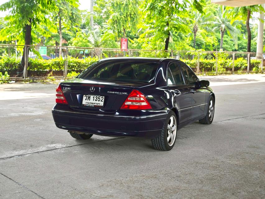 ขายรถ Benz C200 W203 ปี 2003 สีน้ำเงิน เกียร์ออโต้ 4