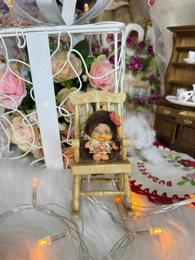 Sekiguchi Monchhichi Rocking Chair Smile Smile Flower 4