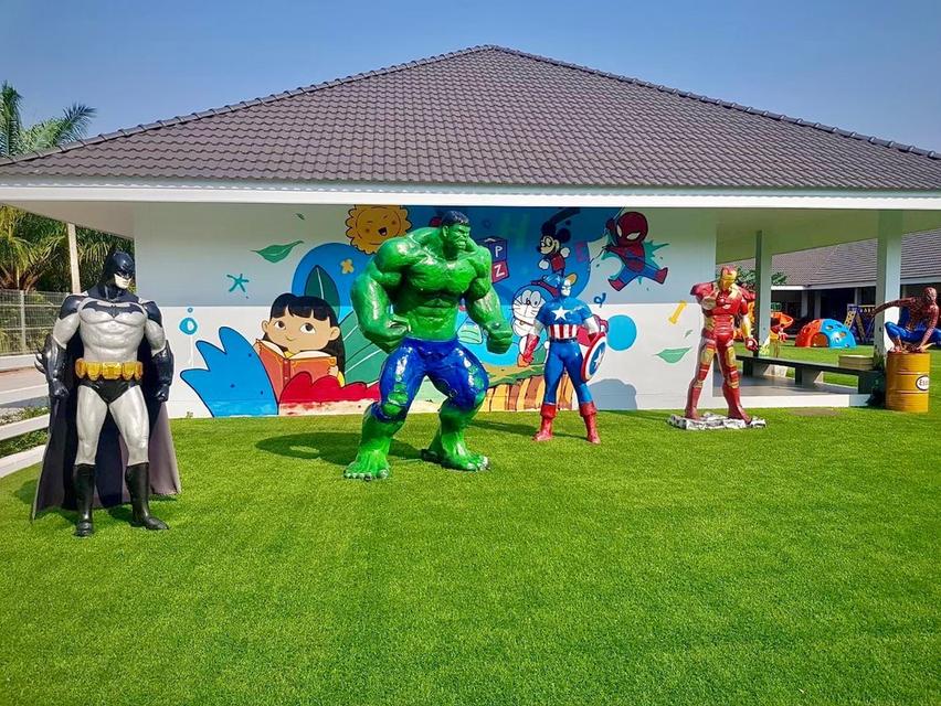 หุ่นโชว์ทีมแอดเวนเจอร์ ขนาดใหญ่สมจริง หุ่นไฟเบอร์กลาสแอดเวนเจอร์ มือหนึ่ง 19