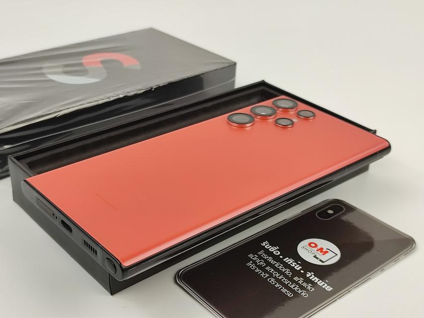 ขาย/แลก Samsung S22 Ultra 12/512GB Red (สีพิเศษ) ศูนย์ไทย ประกันศูนย์ สวยมาก แท้ ครบยกกล่อง เพียง 39,900 บาท  5