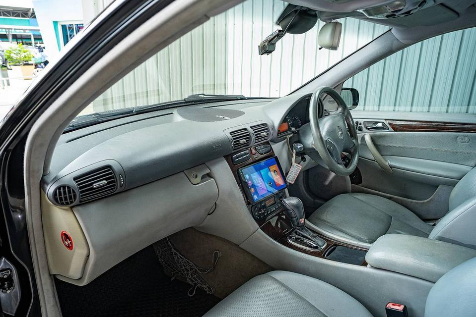 #BENZ C-CLASS, C180 1.8 KOMPRESSOR ELEGANCE ปี 2005 สีดำ�โฉม W203 ปี00-08(เลขไมล์ 247,410)ราคาขายตัด(เงินสด) 128,000.- (ขายเงินสดเท่านั้น) รูปที่ 11