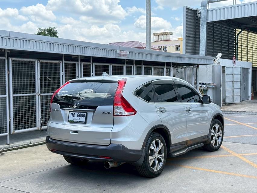 HONDA CRV 2.4EL 4WD TOP 2012 สีเทา มือเดียว