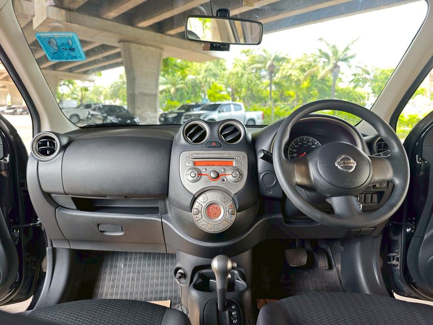 ขายรถ Nissan March 1.2V ปี 2012 สีดำ เกียร์ออโต้ 13