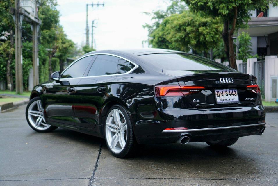 Audi A5 SPORTBACK 40 TFSI 2018 สีดำ รถเจ้าของเดียว ตัวถังเดิมสวย สภาพป้ายแดง รูปย่อยที่ 4