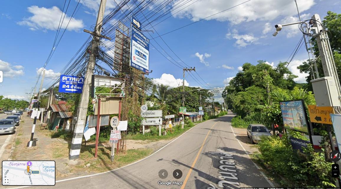 ที่ดิน 3 ไร่ พร้อมหอพัก 10 ห้อง ทำโครงการได้ ติดเส้นหลักบ้านกลาง 7