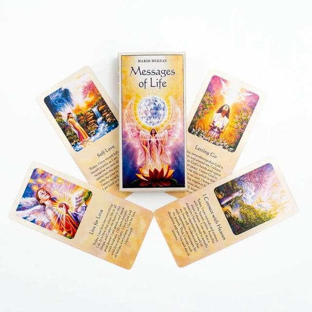 ðŪMessages Of Life Tarot Cards 54-Card Oracle Deck English Visions Edition for Divination & Board Games