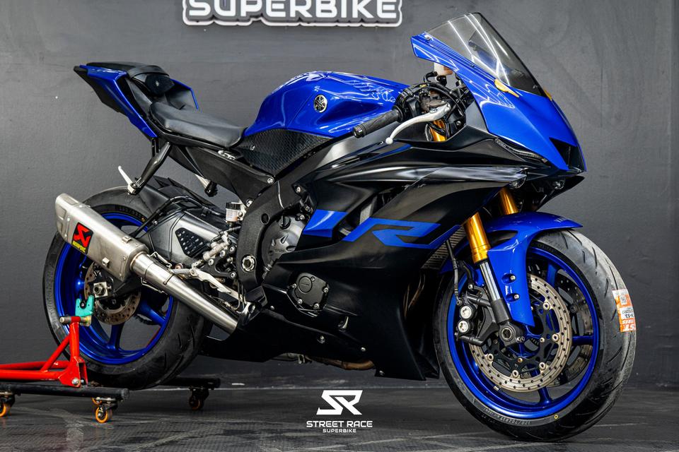 2019 Yamaha YZF-R6 ปี 2019 💙🖤 สีน้ำเงินดำ หล่อดุดัน พร้อมท่อปลายดาบ เสียงเร้าใจ! 🏍️💨