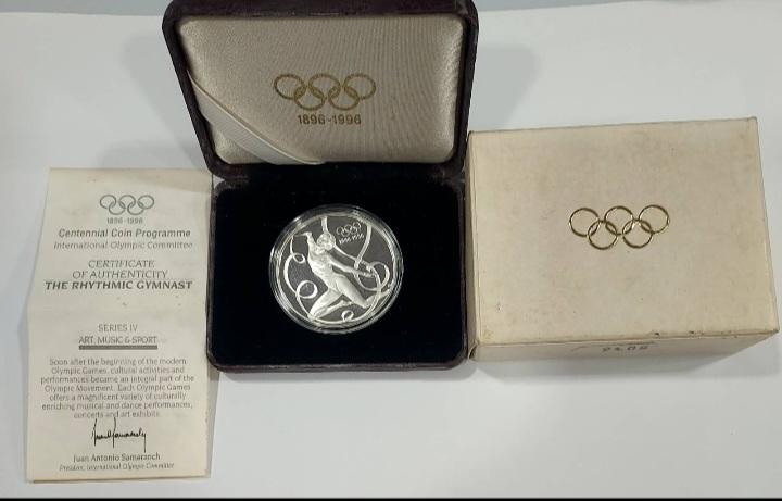 เหรียญเงิน 100 ปี Olimpic 8