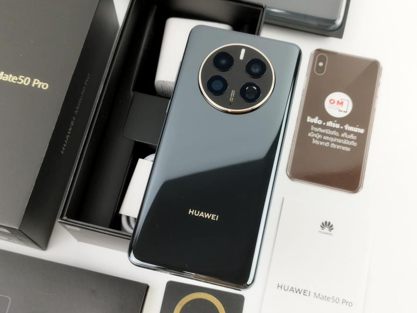 ขาย/แลก Huawei Mate50 Pro 4G  8/256GB สี Black สภาพสวยมาก Snapdragon8+ Gen1 แท้ ครบกล่อง เพียง 36,900 บาท  4
