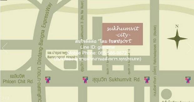 Condo. ซิตี้ รีสอร์ท สุขุมวิท 49 60 ตารางเมตร 1 BR 32000 บาท. พื้้นที่กว้างขวาง กรุงเทพ 2