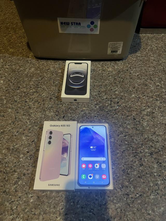 ขายSamsungA55 5G มีกล่องไร้รอยตกใช้งานดีถูกมากก รูปที่ 1