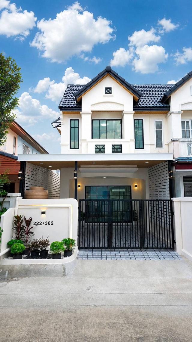 หมู่บ้านลุมพินี โครงการคุณภาพ//มีนิติบุคคล ติดถนนกาญจนาภิเษกเพียง100เมตร 1