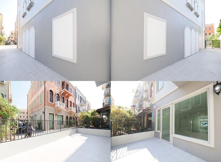 Clearance Sale อาคารพาณิชย์ 3 ชั้น ม.เวนิสดิไอริส ขนาด 31.5 ตร.ว. 3นอน 3น้ำ ทำเลดีหลังมุม สิ่งปลูกสร้างสไตล์อิตาลี ตกแต่งใหม่ทั้งหลัง ต่อเติมเต็ม 4