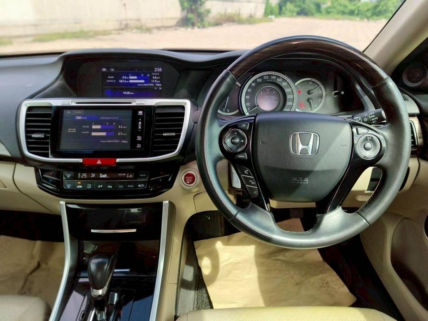 Honda Accord G9 2.0 EL เกียร์ Auto สีดำ ปี 2016 แท้ 13