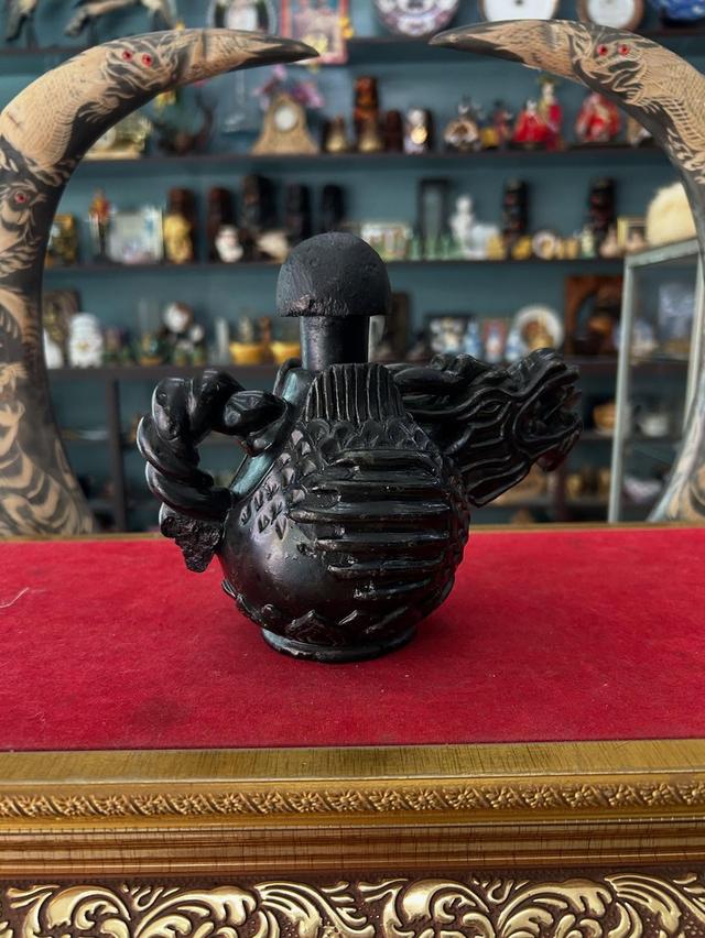 กาน้ำชามังกร ทำจากหินแกะสลัก 5