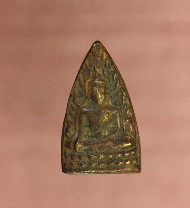 เหรียญหล่อ หลวงพ่อน้อย ชินราช วัดธรรมศาลา เนื้อโลหะผสมเก่า  ค่ะ p953 1