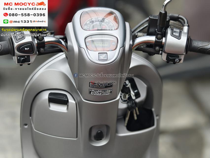 Scoopy i 2018 วิ่ง4000โล รถบ้านแท้เครื่องท่อเดิมๆ กุญแจ2ดอกบุคเซอวิสครบ No1116 9