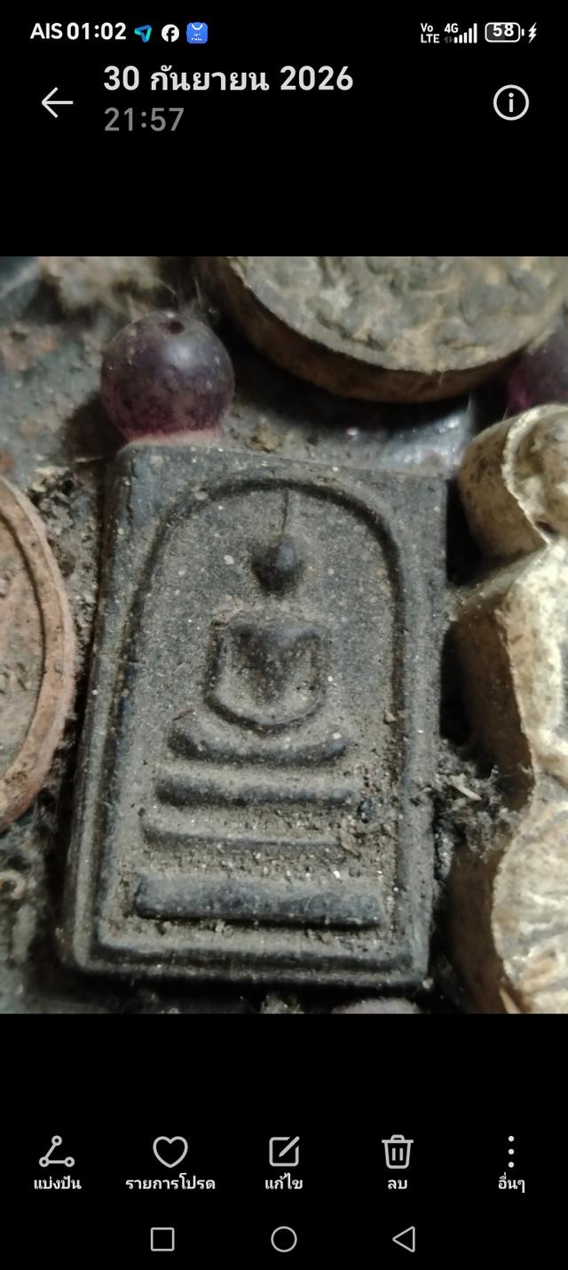 พระสมเด็จเนื้อใบลาน"ราชาดำ"
