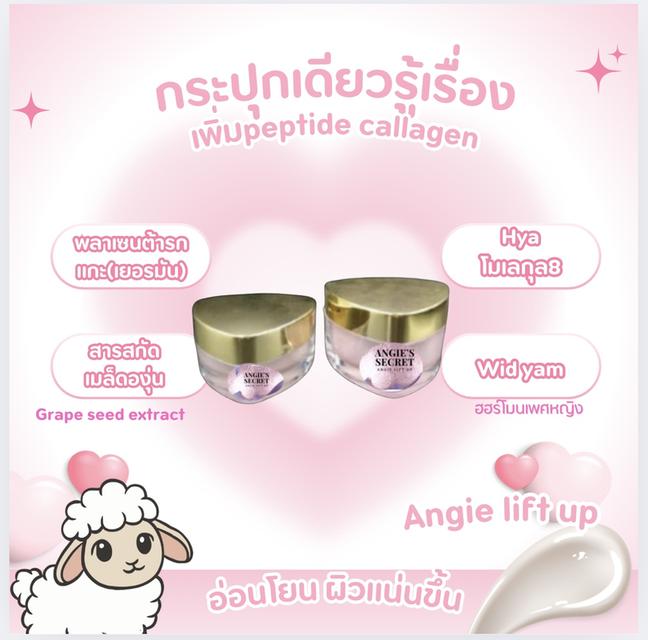 ครีมลดริ้วรอย ขาดความตึงกระชับ ขาดคอลลาเจน แองจี้ลิฟต์อัพ 5
