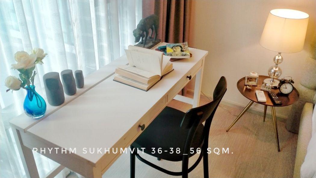 ให้เช่า คอนโด corner unit 2 bedrooms Rhythm Sukhumvit 36-38 : ริทึ่ม สุขุมวิท 36-38 56 ตรม. high floor near BTS Thonglor