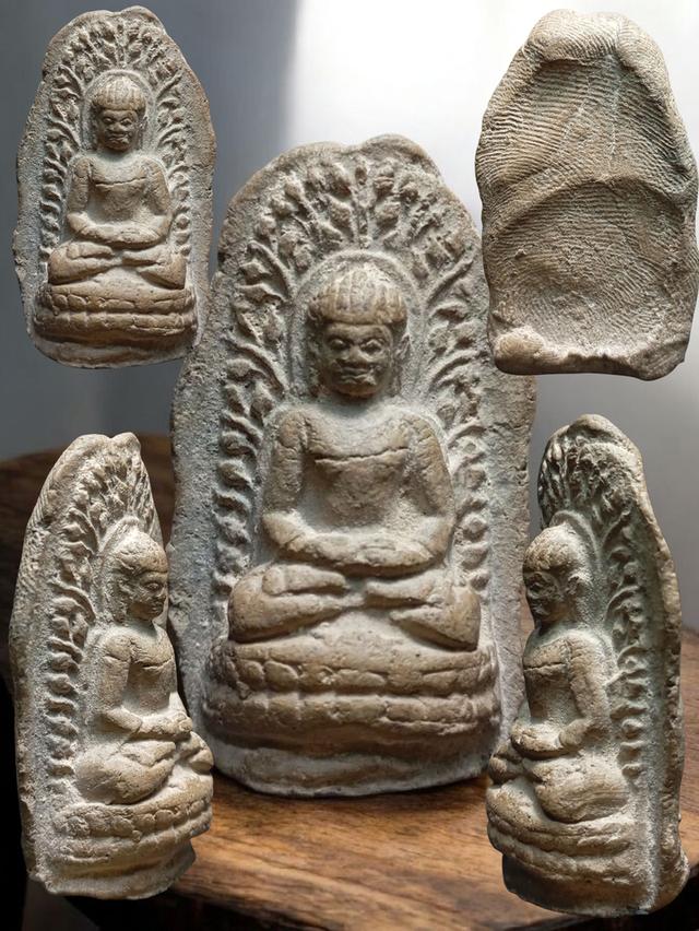 เปิดพระลือหน้ายักษ์ เนื้อดิน ไม่ตัดปีก ด้านหลังมีรอยมือกด ไม่ทราบกรุไม่ทราบเกจิ