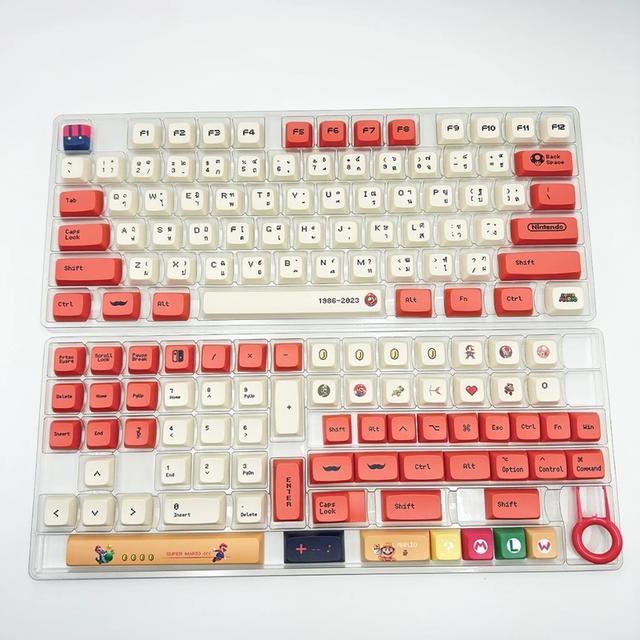 Keyboard kuromi keycaps คีย์บอร์ดเครื่องกล DIY 1
