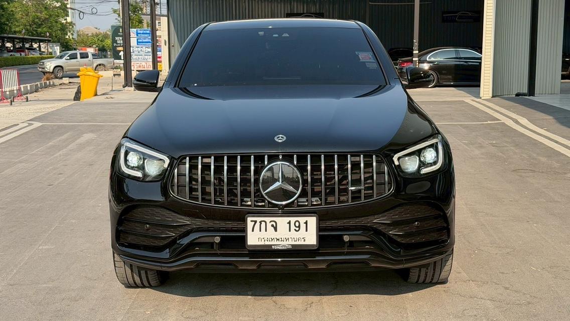 2022 BENZ GLC 43 COUPE สีดำ เลข9ไมล์ 57,XXX KM รสวย ประวัติดี ไม่มีอุบัติเหตุใดๆ เจ้าของ