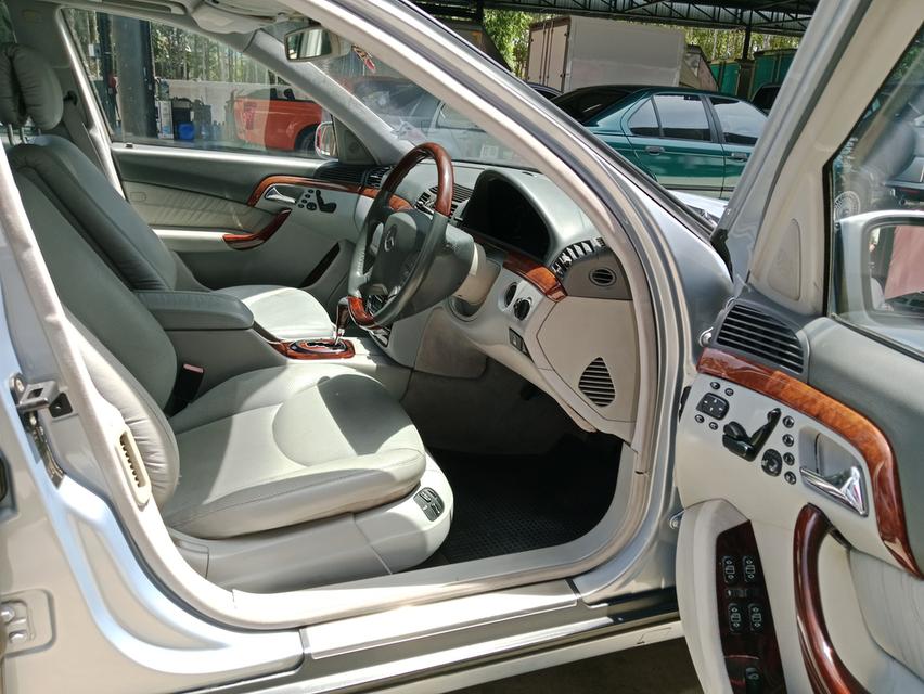 ขายรถ Benz S280 2.8 W220 ปี 2000 สีเทา เกียร์ออโต้ รูปที่ 9