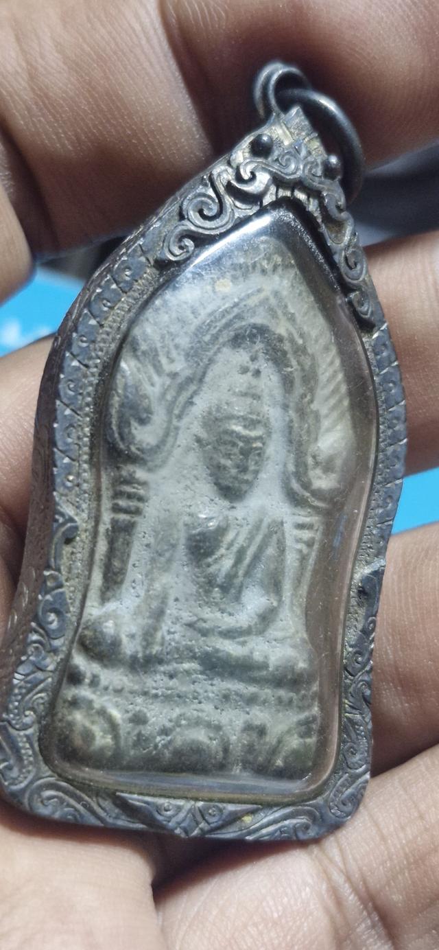 พระยอดขุนพล หรือ พระพุทธชินราชใบเสมา เนื้อชินเงิน กรุลพบุนี รูปย่อยที่ 3