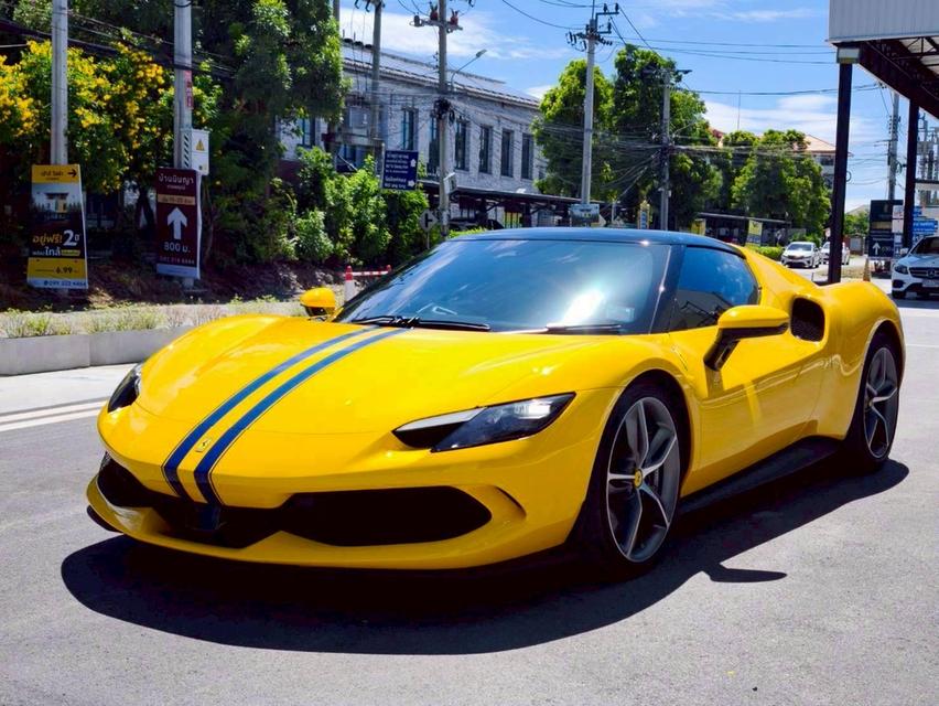 รหัสรถ KPV53 2025 Ferrari 296 3.0 GTB Coupe สีเหลือง GIALLO MODENA DS 4305  3