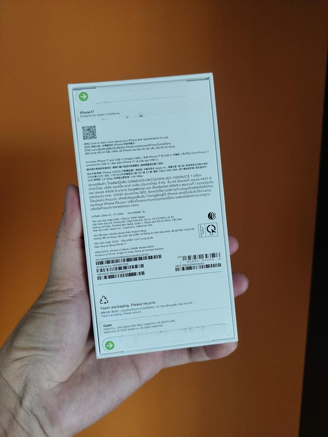 ขาย iPhone17 256GB สีดำ รูปที่ 2