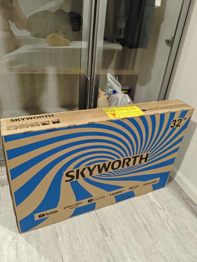 BCD] [ประกัน3ปี] SKYWORTH 32 นิ้ว Smart TV ทีวี HD Ready LED Dolby Audio Eye Care รุ่น 32S3U+ รองรับ YouTube WeTV IQIYI Wi-Fi