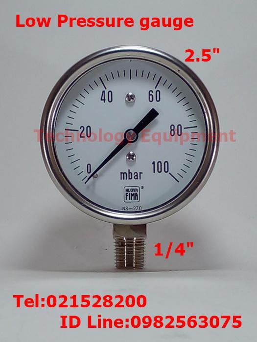 Low Pressure Gauge nuovafima มีสต็อกในไทย เปิดใบกำกับภาษีได้ พร้อมส่งด่วน รูปที่ 5