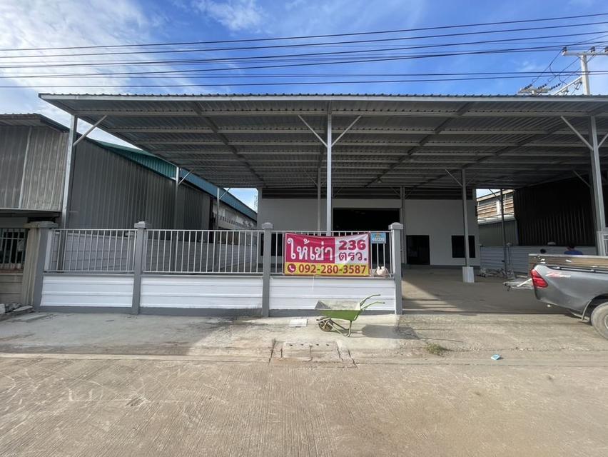 ให้เช่าโกดังผลิตสินค้า/เก็บสินค้าอยู่ในโครงการหมื่นทรัพย์แลนด์ ซอย 5 จังหวัดสมุทรสาคร 1