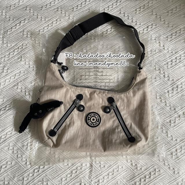 (พร้อมส่ง/ของแท้ค่ะ💯🐒) กระเป๋า Kipling NIKKI back to beige