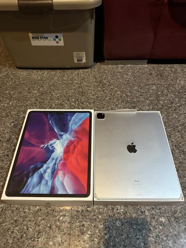 ขายiPadPro12.9สีหายากSilver2020 128กิ๊กสูนTrue มีกล่องอีมี่ตรงWifi Celluerใส่ซิมได้ไร้รอยตกใช้งานดีถูกๆ 2